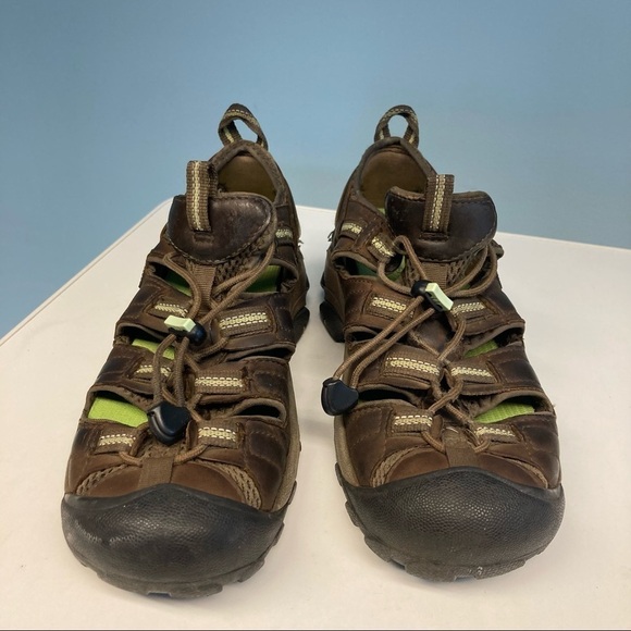KEEN Sz 9 Arroyo II Superfeet Waterproof Leather Removable Insoles Sandals - Picture 2 of 12